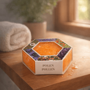 Ein Bild von Seife mit Pollen Orange Zimt, in der Kategorie Seifen + Badezusatz