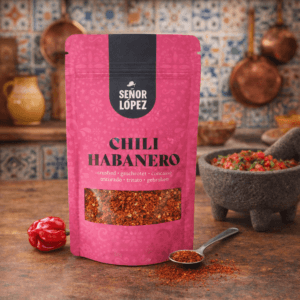 Ein Bild von Señor López - Habanero Chili geschrotet, in der Kategorie Kräuter und Gewürze