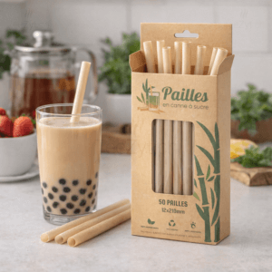 Ein Bild von Strohhalme für Bubble Tea - Pack a 50 Stück, in der Kategorie Teezubehör