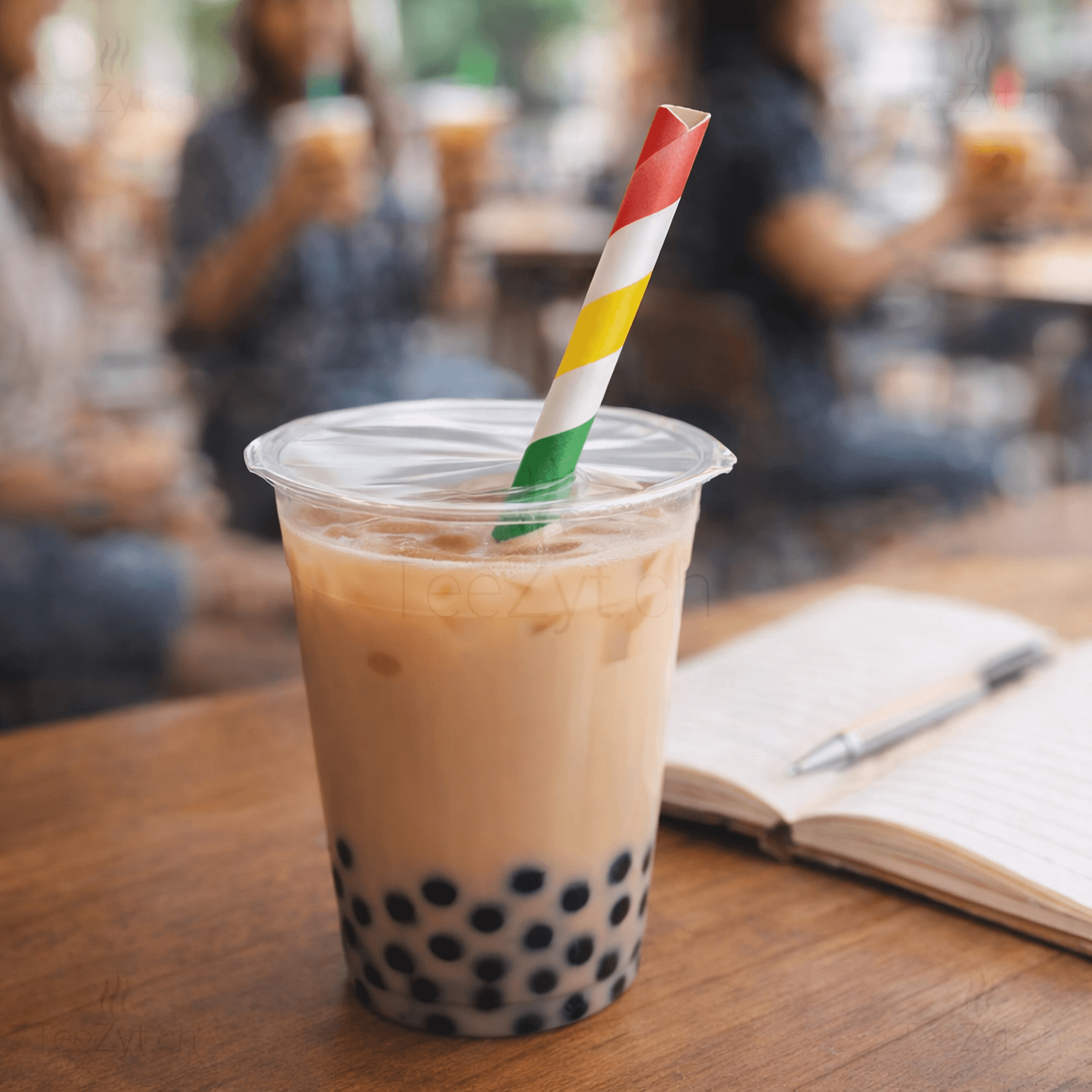 Ein Bild von Strohhalme für Bubble Tea - Pack a 50 Stück, in der Kategorie Teezubehör
