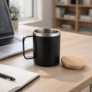 Ein Bild von Tasse aus Edelstahl - 330 ml, in der Kategorie Teetassen und Gläser