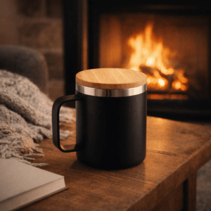 Ein Bild von Tasse aus Edelstahl - 330 ml, in der Kategorie Teetassen und Gläser