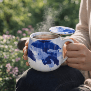 Ein Bild von Tea for you Becher - Seeing Blue, in der Kategorie Teetassen und Gläser