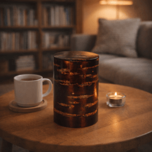 Ein Bild von Teedose aus Kirschbaumrinde - 200g, in der Kategorie Teedosen