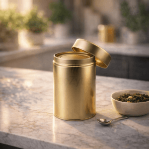 Ein Bild von Teedose - gold, in der Kategorie Teedosen