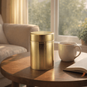 Ein Bild von Teedose - gold, in der Kategorie Teedosen