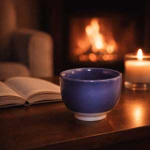 Ein Bild von Teeschale - Violett-Blau, in der Kategorie Teetassen und Gläser Matcha Schalen