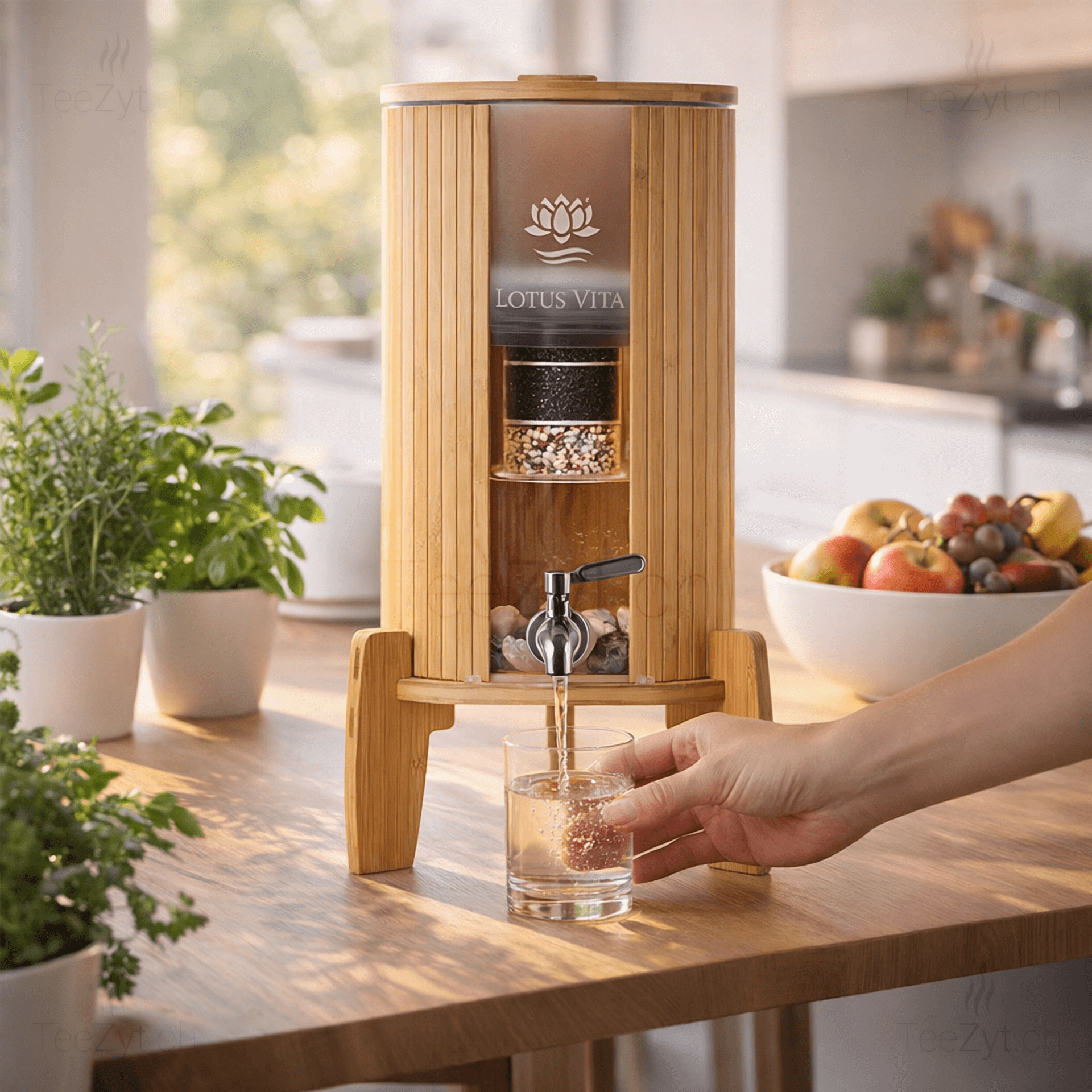 Ein Bild von Tischwasserspender KIARA Natura Plus® 4 Liter, in der Kategorie Teekannen und Teesets Zubehör