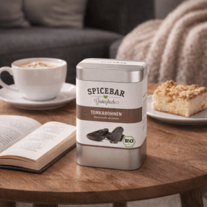 Ein Bild von Tonkabohnen - Bio - Dose a 60g, in der Kategorie Kräuter und Gewürze