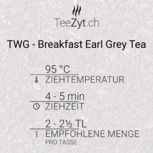 Ein Bild von TWG - Breakfast Earl Grey Tea, in der Kategorie Schwarz Tee aromat. Earl Grey