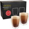 Ein Bild von Creano doppelwandige Premium Gläser in Gastro Qualität | 400ml | 2er Set, in der Kategorie Teetassen und Gläser