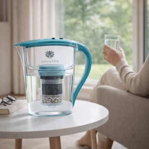 Ein Bild von NATURA PLUS® Filterkanne FAMILY - Aquamarin, in der Kategorie Teekannen und Teesets Karaffen