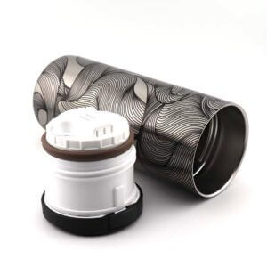 Ein Bild von SlideCup NEO - abstract leaves, in der Kategorie Teezubehör Thermosflaschen und Trinkflaschen