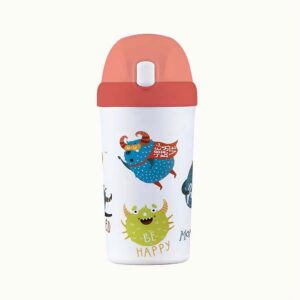 Ein Bild von bioloco plant kids cup - happy monsters, in der Kategorie Teezubehör Thermosflaschen und Trinkflaschen