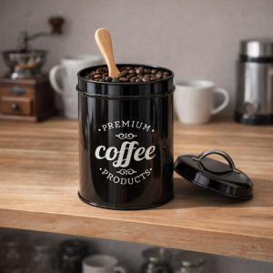 Ein Bild von Aufbewahrungsbüchsen für Tee  Kaffee  Zucker  | Rund, in der Kategorie Teedosen
