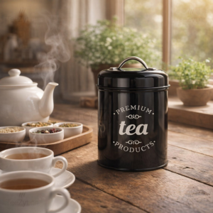 Ein Bild von Aufbewahrungsbüchsen für Tee  Kaffee  Zucker  | Rund, in der Kategorie Teedosen