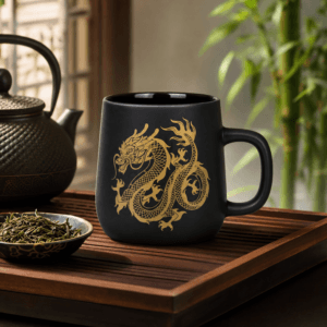 Ein Bild von Becher - Golden Dragon, in der Kategorie Teetassen und Gläser