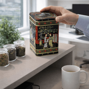 Ein Bild von Dose Black Jap - 1000g, in der Kategorie Teedosen