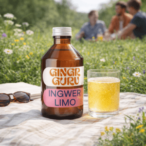 Ein Bild von GINGR GURU - Ingwer Limo - Bio, in der Kategorie Nahrungsmittel