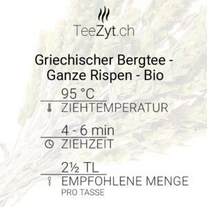 Ein Bild von Griechischer Bergtee - Ganze Rispen - Bio, in der Kategorie Kräutertee und Gewürztee Bio Tee Monokräuter