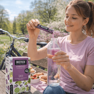 Ein Bild von Instick - Cassis - 12 x 2.5g, in der Kategorie Nahrungsmittel Instantgetränke