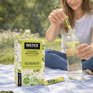 Ein Bild von Instick - Holunderblüte - 12 x 2.5g, in der Kategorie Nahrungsmittel Instantgetränke