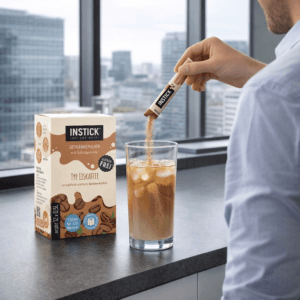 Ein Bild von Instick Milk - Eiskaffee - 12 x 2g, in der Kategorie Nahrungsmittel Instantgetränke