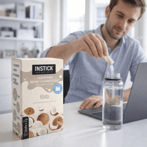 Ein Bild von Instick Milk - Kokos - 12 x 2g, in der Kategorie Nahrungsmittel Instantgetränke
