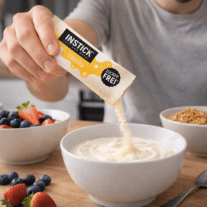 Ein Bild von Instick Milk - Vanilla - 12 x 2g, in der Kategorie Nahrungsmittel Instantgetränke