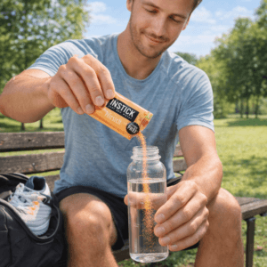 Ein Bild von Instick - Pfirsich - 12 x 2.5g, in der Kategorie Nahrungsmittel Instantgetränke