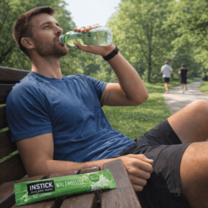 Ein Bild von Instick - Waldmeister - 12 x 2.5g, in der Kategorie Nahrungsmittel Instantgetränke