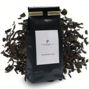 Ein Bild von Lapsang Noir fumé, in der Kategorie Schwarz Tee pur Schwarztee Tee mit Koffein Chinesischer Schwarztee