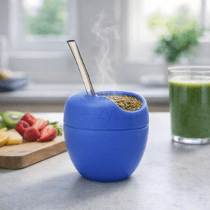 Ein Bild von Mate Mateo Original - Blau, in der Kategorie Teezubehör Calabasa (Mate-Becher)