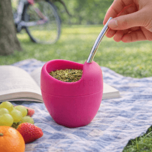 Ein Bild von Mate Mateo Original - Magenta, in der Kategorie Teezubehör Calabasa (Mate-Becher) Mate Zubehör