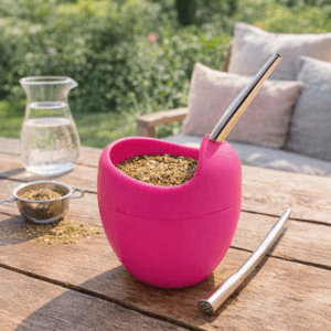 Ein Bild von Mate Mateo Original - Magenta, in der Kategorie Teezubehör Calabasa (Mate-Becher) Mate Zubehör