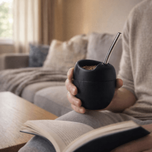 Ein Bild von Mate Mateo Original - Schwarz, in der Kategorie Teezubehör Calabasa (Mate-Becher)