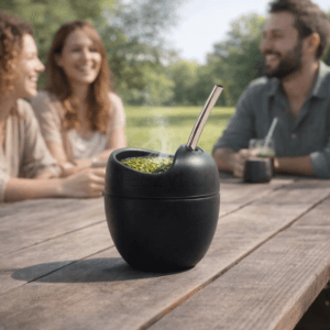 Ein Bild von Mate Mateo Original - Schwarz, in der Kategorie Teezubehör Calabasa (Mate-Becher)