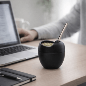 Ein Bild von Mate Mateo Original - Schwarz, in der Kategorie Teezubehör Calabasa (Mate-Becher)