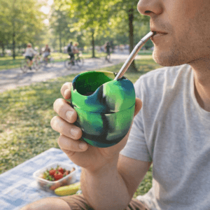 Ein Bild von Mate Mateo Pop - Camuflado, in der Kategorie Teezubehör Calabasa (Mate-Becher)