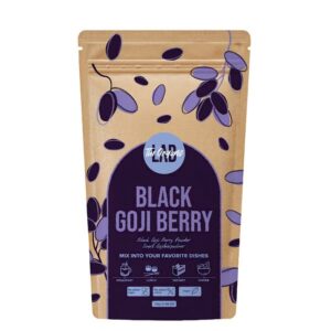 Ein Bild von The Organic Labs - Black Goji Berry Powder, in der Kategorie Nahrungsmittel