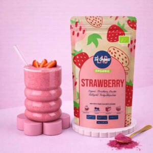 Ein Bild von The Organic Labs - Strawberry Powder - Bio, in der Kategorie Nahrungsmittel