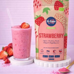 Ein Bild von The Organic Labs - Strawberry Powder - Bio, in der Kategorie Nahrungsmittel