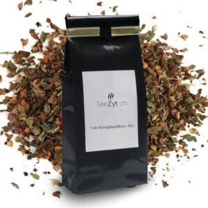 Ein Bild von Tulsi Königsbasilikum - Bio, in der Kategorie Kräutertee und Gewürztee Bio Tee Monokräuter Ayurveda Tee