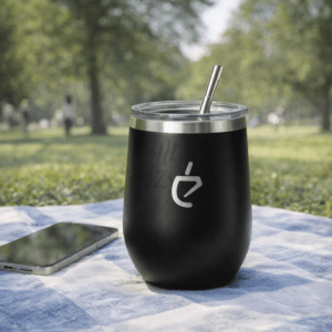 Ein Bild von Yerba Mate Teeset TERMOLID von Un Mate, in der Kategorie Teezubehör Mate Zubehör Calabasa (Mate-Becher)