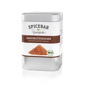 Ein Bild von Kokosblütenzucker - Bio - Dose a, in der Kategorie Kräuter und Gewürze