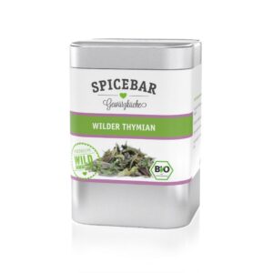 Ein Bild von Wilder Thymian - Bio - Dose a 20g, in der Kategorie Kräuter und Gewürze