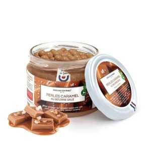 Ein Bild von Gesalzene Caramel Fruchtperlen für Bubble Tea - 240g, in der Kategorie Nahrungsmittel