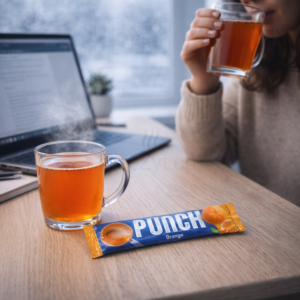 Ein Bild von Orangen Punch - Stick à 22 Gramm 5 Stk, in der Kategorie Nahrungsmittel Instantgetränke