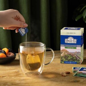 Ein Bild von Ahmad Tea - Green Tea Decaffeinated - 20 Teebeutel à 1.5g, in der Kategorie Grün Tee aromat.