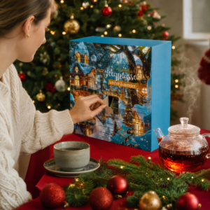 Ein Bild von Adventskalendar - Himmlische Teegenüsse, in der Kategorie Tee diverse Tee Adventskalender